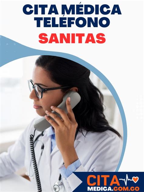 sanitas telefonos citas|Citas Médicas